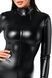 Закрытое платье на молнии Noir Handmade F330 Powerwetlook mini dress, размер S картинка 6