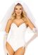 Багатоярусна весільна фата Leg Avenue Tiered bridal veil O/S картинка 1