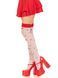 Панчохи з мухоморами Leg Avenue Polka Dot Mushroom Thigh Highs One Size картинка 5
