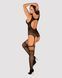 Шикарний бодістокінг зі шнурівкою та доступом Obsessive Bodystocking F236, розмір S/Ml/L картинка 6