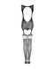 Шикарний бодістокінг зі шнурівкою та доступом Obsessive Bodystocking F236, розмір S/Ml/L картинка 4