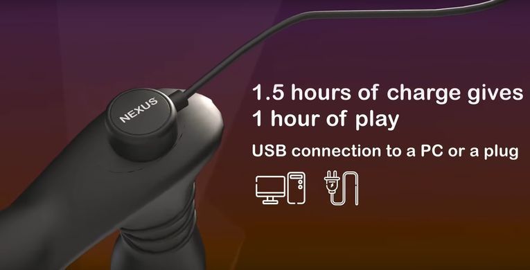 Вибромассажер простаты с эрекционным кольцом и жемчужным массажем Nexus Simul8 Stroker Edition (диаметр 3,6 см) картинка